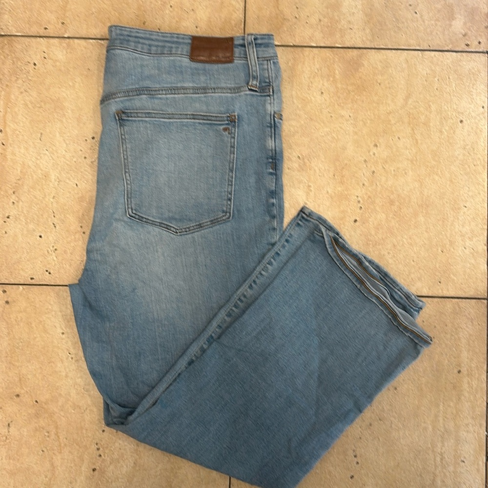 Madewell Cali Denim Boot Jeans medium wash 33inch waist never worn